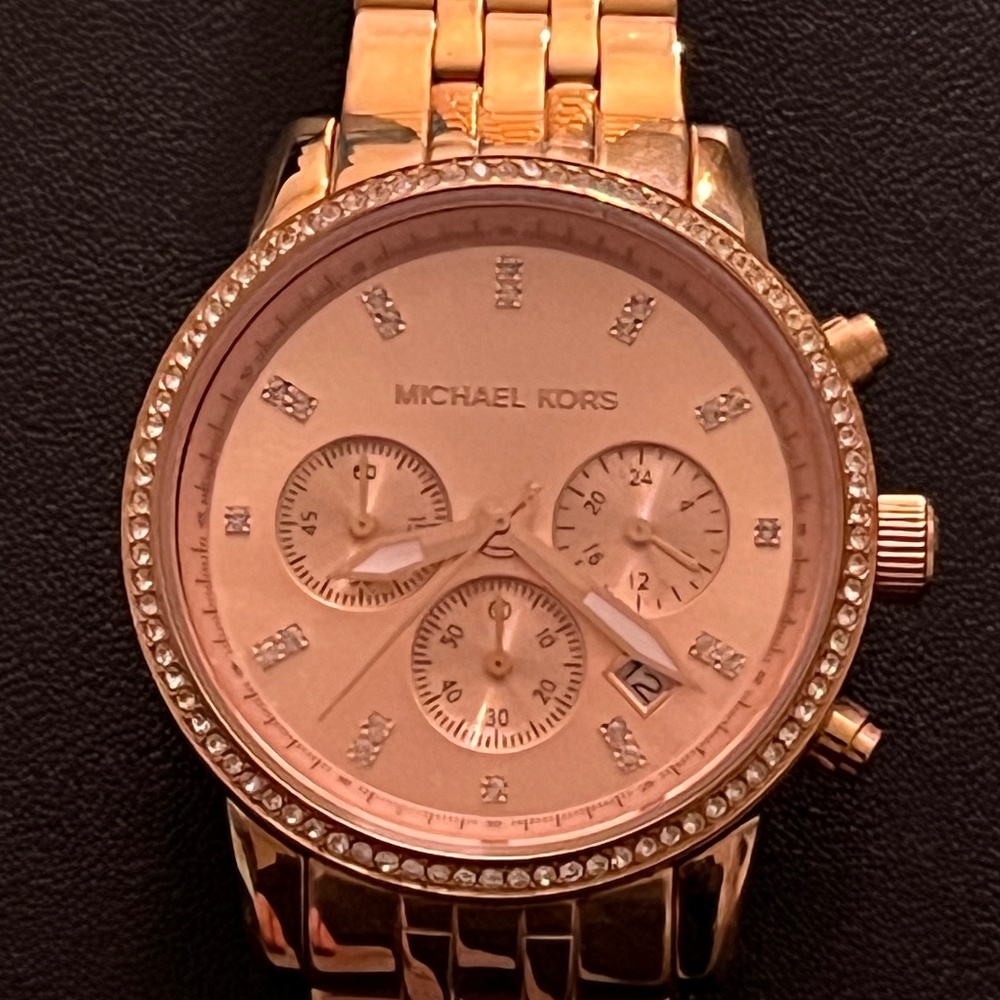 Michael kors gold tone women’s watch